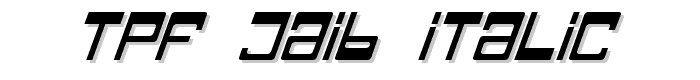 TPF Jaib Italic font
